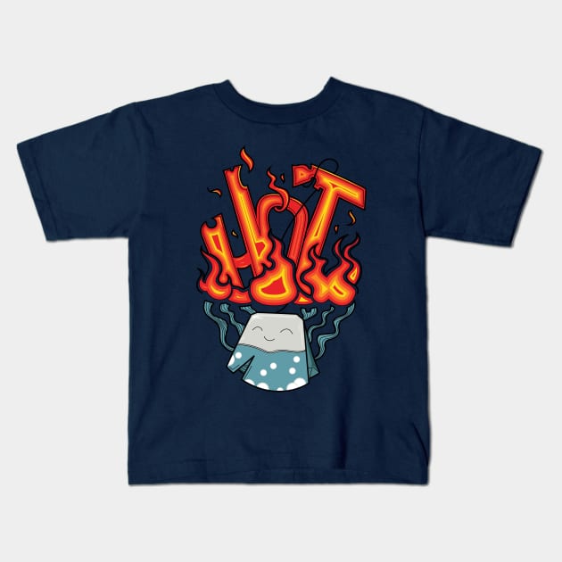 Hot Tea Kids T-Shirt by Frajtgorski